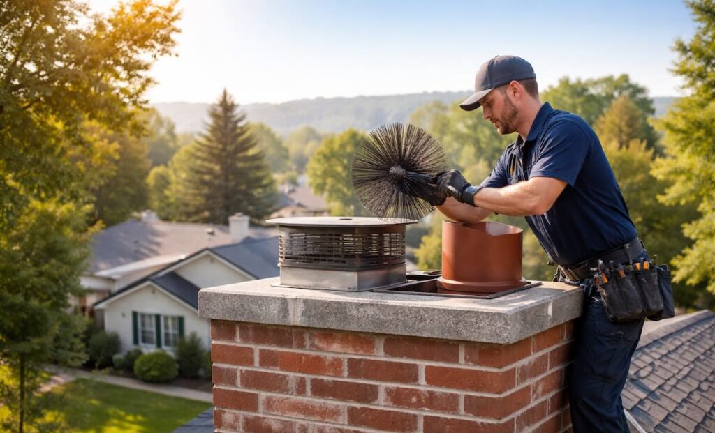 Chimney service in Garland