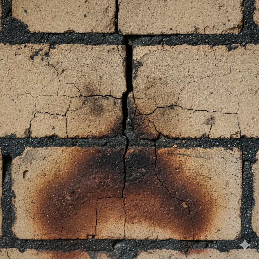 Cracked Firebox Masonry – Common Fireplace Problems