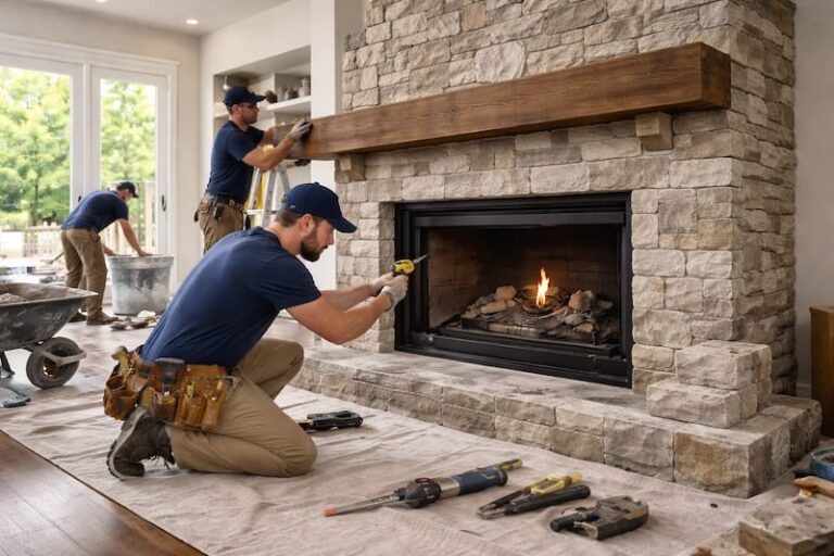 Fireplace installation cost in Dallas