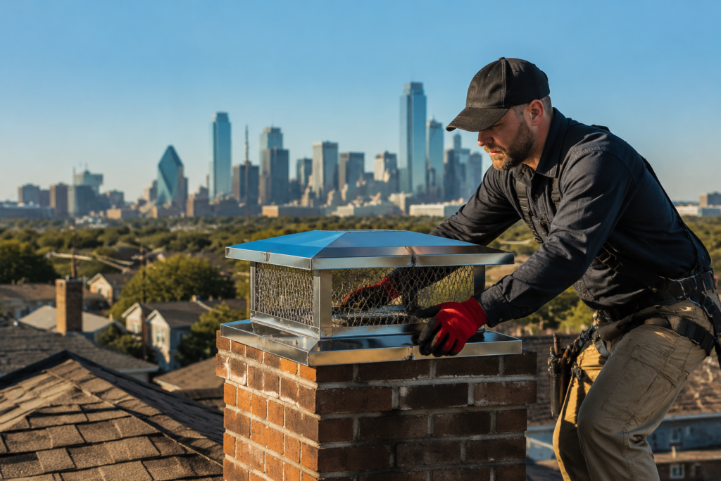 Chimney Cap Installation in Dallas: Cost, Types, and Why You Need One